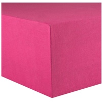 CELINATEX Spannbettlaken Lucina 90x200-100x200cm pink 100% Baumwolle gekämmt bis