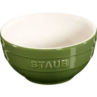 Staub Ceramique Schüssel 12 cm, rund, Basilikum-Grün, Keramik