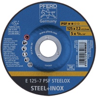 Ede - pferd Pferd Schruppscheibe gekröpft PSFSTEELOX 115x7mm