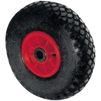 BS Rollen Luftrad D15.266,260mm Nabenl.75mm,Gummi schw. Radk.Kst,RL,Stollenprofil