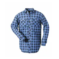 CRAFTLAND protection Thermohemd, gef., Gr. M, blau-kariert