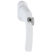 HOPPE DK-Fenstergriff abschließbar Luxemb. 099S/U52Z 200NM 7/37, F9016