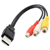 Aukson D43 USB 2.0 auf 3RCA Kabel – USB
