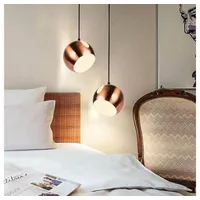 S`luce s.luce Ball Galerieleuchte tauschbarer Schirm 5m Abhängung, Farbe:Kupfer,