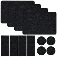 Dune Design DuneDesign Tischset für 4 Personen aus Filz