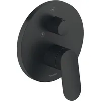 Duravit Wave Einhebel-Brausemischer Unterputz für 2 Verbraucher Schwarz Matt
