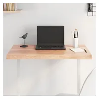 VidaXL Tischplatte 80x40x(2-4) cm Massivholz Behandelt Baumkante