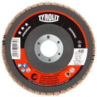 TYROLIT Fächerscheibe CERAMIC PREMIUM 27A - 125mm, CA60-B, für