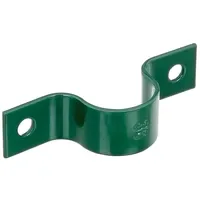 GAH Alberts Rohrschelle 3 x 3 cm Grün/Metall