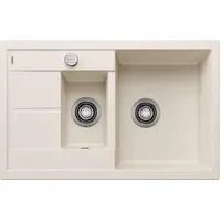 Blanco Metra 6 S links Einbau von Oben softweiß