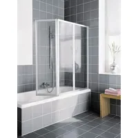 Kermi Vario 2000 Faltwand 3-flügelig für Badewanne 1400 BV: