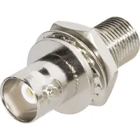 BKL Electronic 0401284 0401284 BNC-Durchführung BNC-Buchse - F-Buchse 1