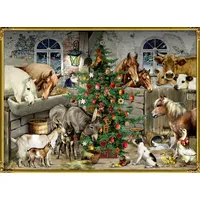 Coppenrath Verlag Wandkalender Nostalgische Weihnachten bei den Tieren im