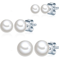 VALERO PEARLS - Schmuck-Set 925er Silber Ohrringe Damen (49.99