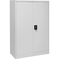 MCW Aktenschrank, MCW-H17, Stahlschrank Büroschrank Schrank, 2 Türen abschließbar