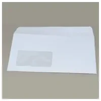 MAILmedia Briefumschläge DIN lang mit Fenster weiß haftklebend 500