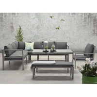 Garden Impressions Dining-Ecklounge 'Lakes xl', inkl. Sitzbank, Tisch und