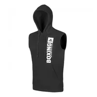 Adidas Herren Community Vertical Hoody Sleeveless Boxing Kapuzenpullover ärmellos,