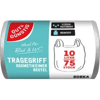 Gut&Günstig Kosmetikbeutel 10,0 l transparent, 75 St.