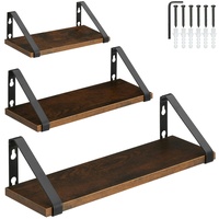 Tectake tectake® 3 Hängeregale Cowell