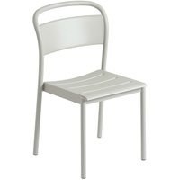 Muuto Linear Steel Side Chair Outdoor, grau