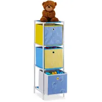 Relaxdays Kinderregal Dino 89 x 27,5 x 30 cm