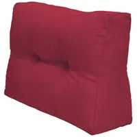 Beautissu Palettenkissen Seitenkissen ECO Elements Rot
