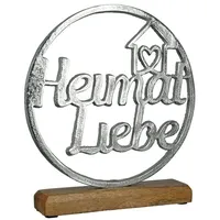 GMD Living Alu Deko Kreis "Heimatliebe" in Natur /