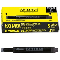 Online Schreibgeräte ONLINE® 17306/12 Tintenpatronen für Füller schwarz 5