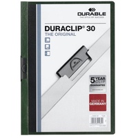 Durable 25 DURABLE Klemmhefter DURACLIP dunkelgrün