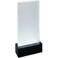 Sigel luminous LED-Tischaufsteller 1/3 DIN A4 beidseitig, 1 St.