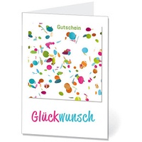 LUMA Gutschein Konfetti DIN B6