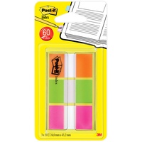 Post-it Post-it® Index Haftmarker farbsortiert 3x 20 Streifen