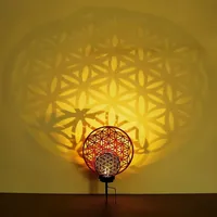 Bmf-versand Solarleuchte Garten Kreise 30 cm Solarlampe Außen Leuchte