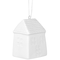 Räder Hausanhänger - Vier Wände - Weihnachtsbaumschmuck - Porzellan