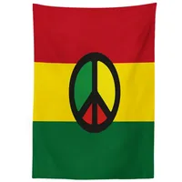 ABAKUHAUS jamaikanisch Tischdecke, Reggae Kultur Frieden, Inn und Outdoor