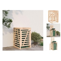 VidaXL Mülltonnenbox 84x90x128,5 cm Massivholz Kiefer - Braun