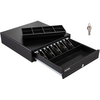 Vevor Kassenschublade Kassenlade 16 Zoll quadratische Geldschublade 2 Entriegelungswege