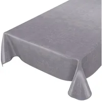 ANRO Tischdecke Wachstuchtischdecke Wachstuch Wachstischdecke Tischdecke Beton Grau Uni