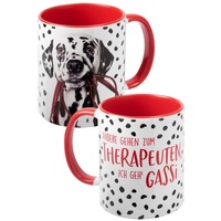 UNITED LABELS Hunde Tasse Dalmatiner 0,32 l Rot 2