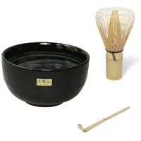 Quertee Matcha-Set - Original japanische Matcha Schale Aqua -