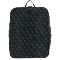 GUESS Freizeitrucksack Vezzola Eco Flat Backpack M Dark Black