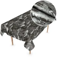 ANRO Wachstuchtischdecke Wachstuch Tischdecke abwaschbar Wachstischdecke Plastik-Tischdecken Glatt 160x140cm