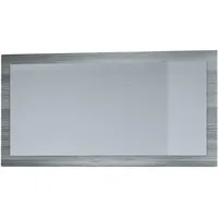 Vladon Spiegel, Anthrazit, Holzwerkstoff, Rechteckig, 110x52x2 cm, Spiegel, Wandspiegel