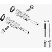 Laufen Bodenbefestigung, M12, für freistehenden Waschtisch