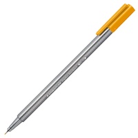 Staedtler 334-16 Fineliner triplus Dreikantschaft im Kartonetui, metallgefasste Spitze,