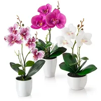 Pasch PASCH® Kunstblumen im Topf (35cm) - 3er Set