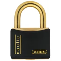 ABUS Zylinder-Vorhangschloss Messing Serie T84MB Typ T84MB/40 nautic, schwarz