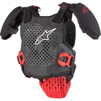 Alpinestars A-5 S V2 Junior Schutzweste - Schwarz/Rot/Weiß /
