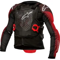Alpinestars Bionic Tech Protektorenjacke Jugend - Schwarz/Rot/Weiß / S/M